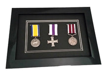 Load image into Gallery viewer, Miltary Medal or Sports Award Frame for 3 Medals
