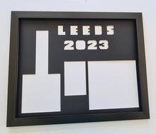 Load image into Gallery viewer, Leeds Marathon 2023 Display Frame for Medal &amp; Number