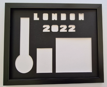 Load image into Gallery viewer, London Marathon 2022 Display Frame for Medal &amp; Number