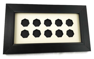Coin Display Frame for 10 x 50 pence Coins