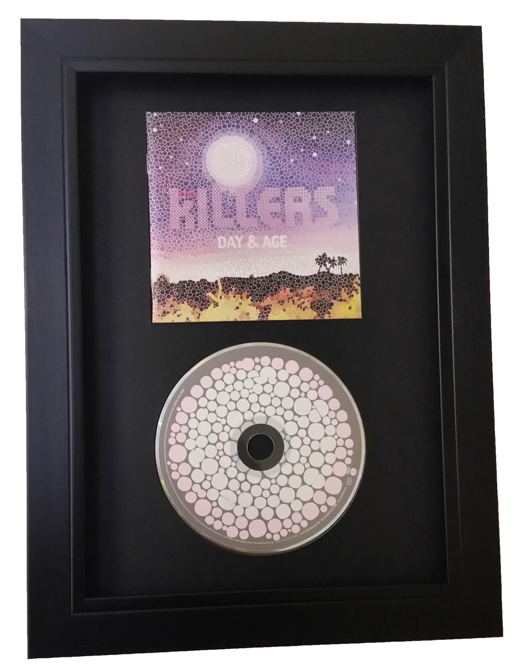 CD Disc and Cover Sleeve Display Frame
