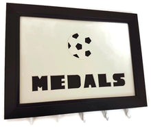 Load image into Gallery viewer, Medal Hanger Frame for Football Medals with Football Image