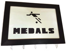 Load image into Gallery viewer, Medal Hanger Frame for Footballer Medals with Football Image