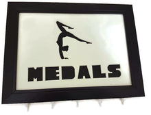 Load image into Gallery viewer, Medal Hanger Frame with Gymnastics image