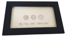 Load image into Gallery viewer, Personalised Coin Display Frame for United Kingdom 50 Pence pieces