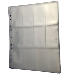 Multi Punched Album Pages 12 Pocket (Pack of 10)