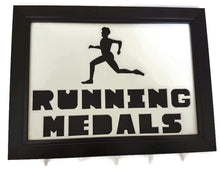 Load image into Gallery viewer, Medal Hanger Frame Male Runner Image