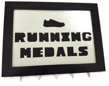 Load image into Gallery viewer, Medal Hanger Frame for Running Medals with shoe image