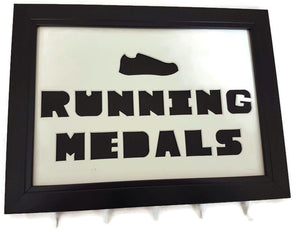 Medal Hanger Frame for Running Medals with shoe image
