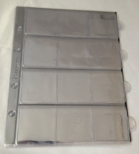 Spare Pages for Windmill Sliding Strip Coin Album