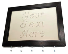 Load image into Gallery viewer, Medal Hanger frame showing Your Text Here in calligraphy style writing